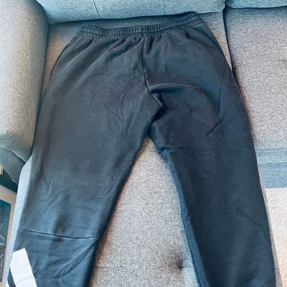 Adidas Men’s Large Jogger Sweatpants - Black - Picture 2 of 3